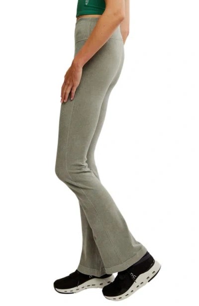 Free People Fp Movement Go To Smooth Flare Leggings In Green