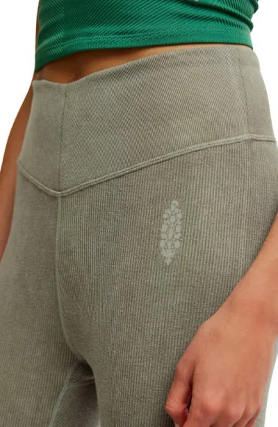 Free People Fp Movement Go To Smooth Flare Leggings In Green