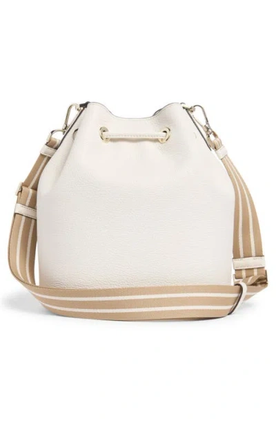 Kate Spade New York Rosie Leather Bucket Bag In White