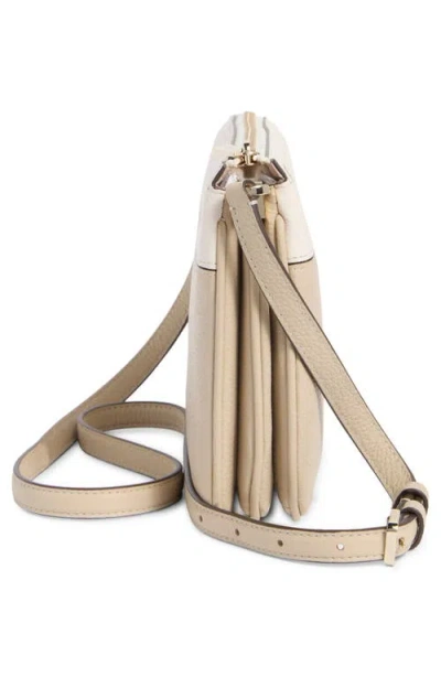 Kate Spade New York Leila Colorblock Triple Gusset Crossbody In Brown