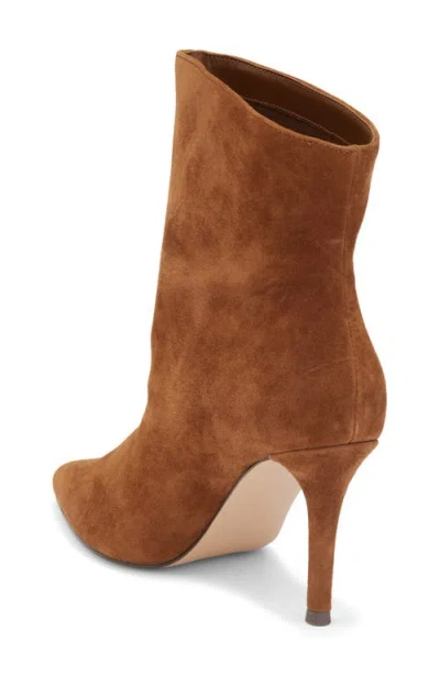 Steve Madden Sierah Pointed Toe Bootie In Brown