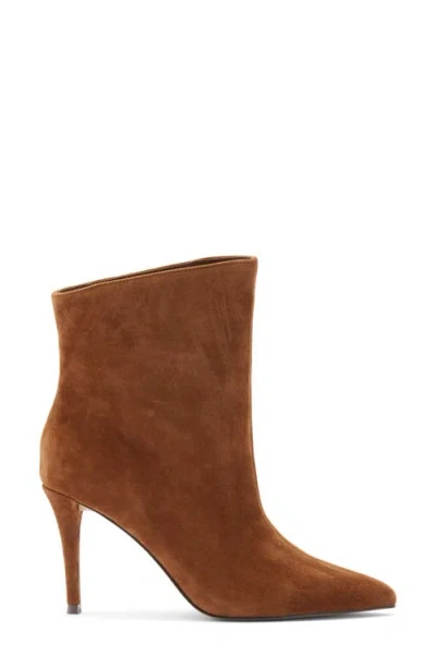 Steve Madden Sierah Pointed Toe Bootie In Brown