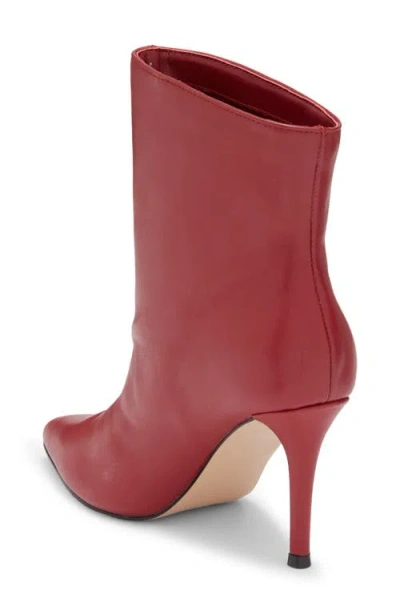 Steve Madden Sierah Pointed Toe Bootie In Red