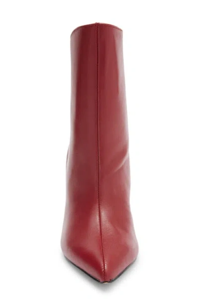 Steve Madden Sierah Pointed Toe Bootie In Red