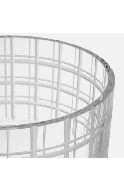 Orrefors Cut In Number Small Serving Bowl In Transparent