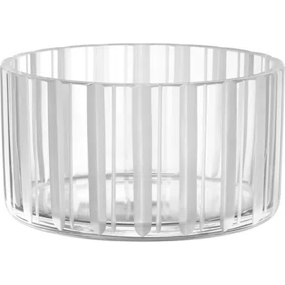 Orrefors Cut In Number Small Serving Bowl In Transparent