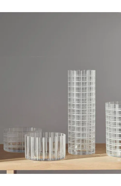 Orrefors Cut In Number Small Serving Bowl In Transparent