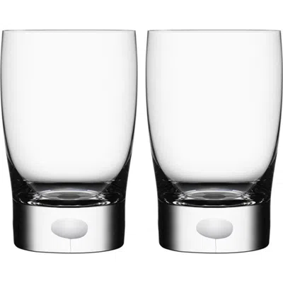 Orrefors Intermezzo Set Of 2 Juice Glasses In Transparent