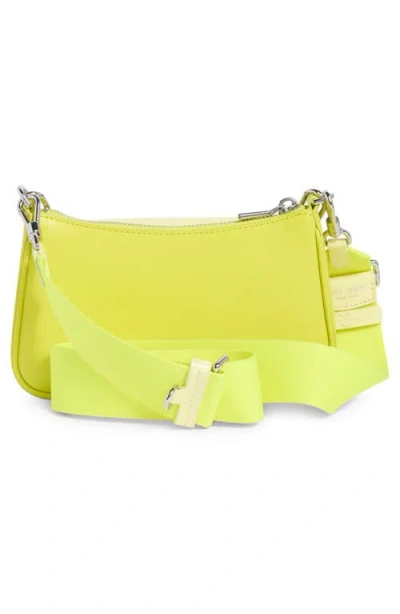 Kate Spade New York Double Up Patent Leather Crossbody Bag In Yellow