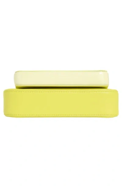Kate Spade New York Double Up Patent Leather Crossbody Bag In Yellow
