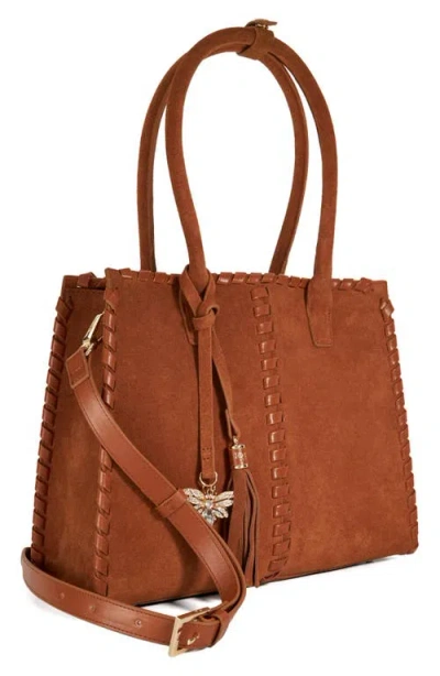 Dune London Darlingtons Top Handle Satchel In Brown
