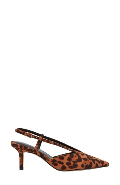 Marc Fisher Women's Avila Slingback Kitten Heel Pumps In Brown
