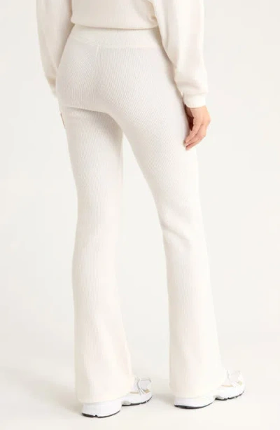 X By Gottex Ribbed Flare Leggings In Multi