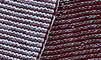 Marcus Adler Two-tone Open Knit Scarf In Brown