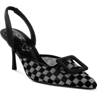 London Rag Freya Pointed Toe Pump In Black