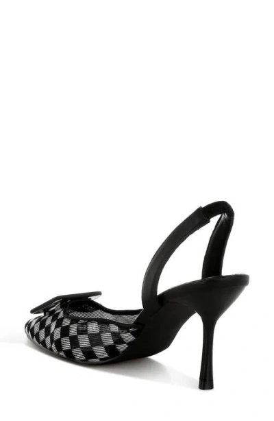 London Rag Freya Pointed Toe Pump In Black