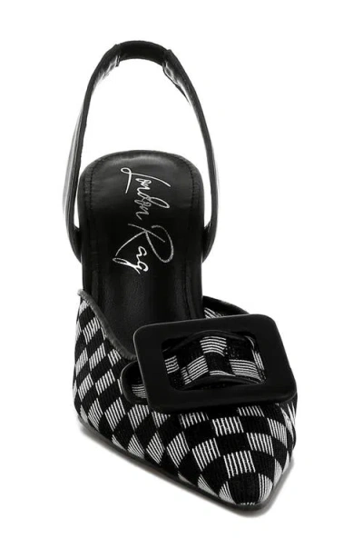 London Rag Freya Pointed Toe Pump In Black