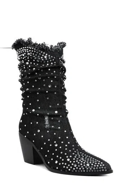 London Rag Savant Pointed Toe Bootie In Black