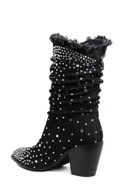 London Rag Savant Pointed Toe Bootie In Black