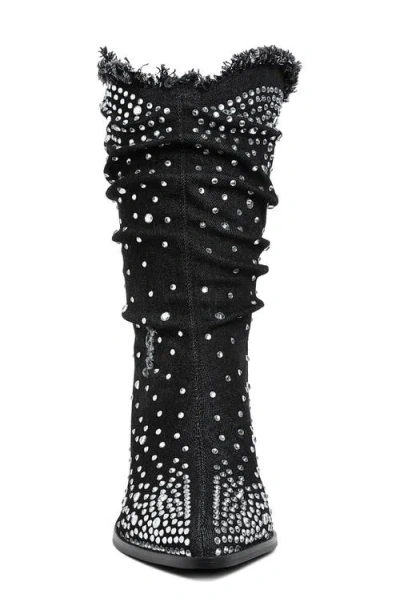 London Rag Savant Pointed Toe Bootie In Black