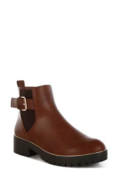 London Rag Antorin Lug Sole Bootie In Brown