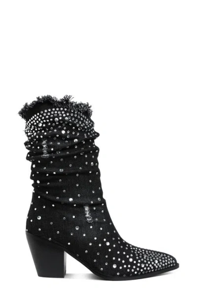 London Rag Savant Pointed Toe Bootie In Black