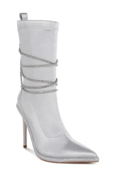 London Rag Dacia Pointed Toe Boot In White