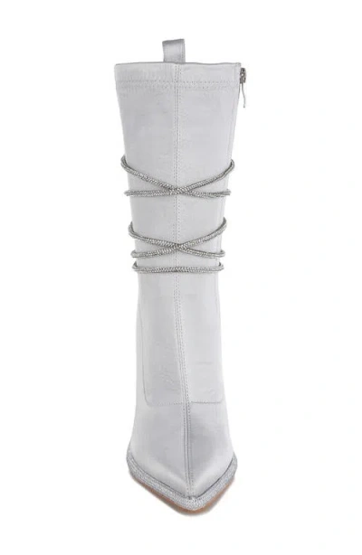 London Rag Dacia Pointed Toe Boot In White