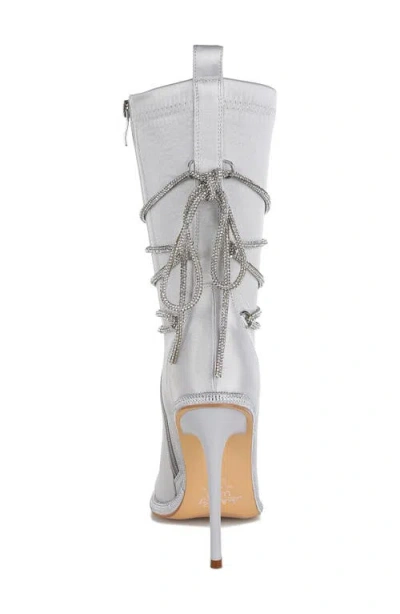 London Rag Dacia Pointed Toe Boot In White