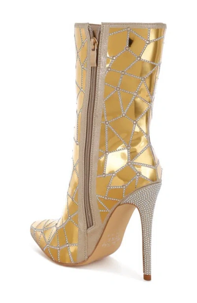 London Rag Echostage Boot In Gold