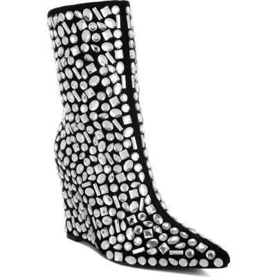 London Rag Trend Wedge Bootie In Multi