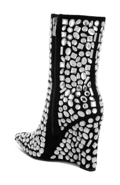 London Rag Trend Wedge Bootie In Multi