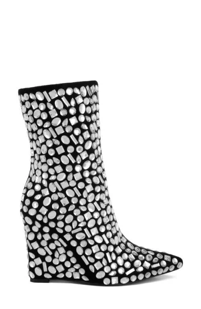 London Rag Trend Wedge Bootie In Multi