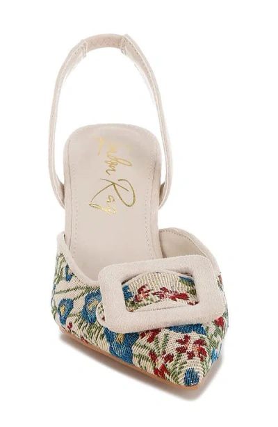 London Rag Miraya Pointed Toe Pump In Multi