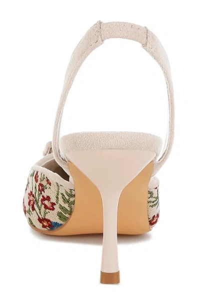 London Rag Miraya Pointed Toe Pump In Multi