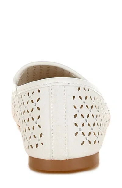 London Rag Kyrie Flat In White