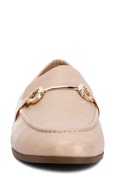London Rag Tassilo Timeless Faux Leather Horsebit Loafers In Neutral