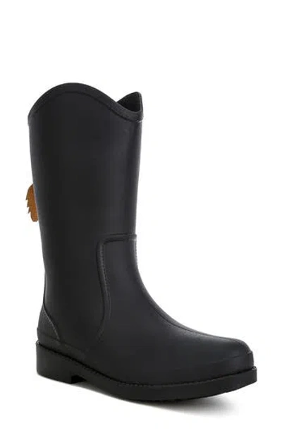 London Rag Overcloud Boot In Black
