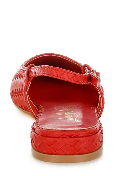 London Rag Kurina Pointed Toe Flat In Red