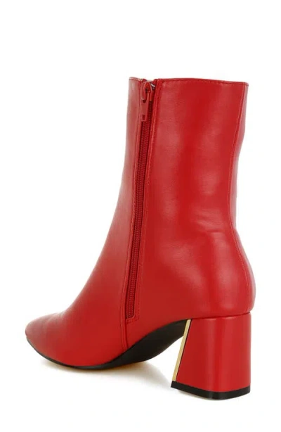 London Rag Desire Bootie In Red