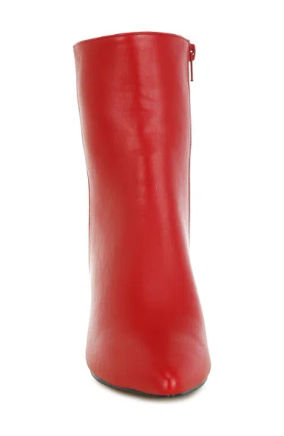 London Rag Desire Bootie In Red