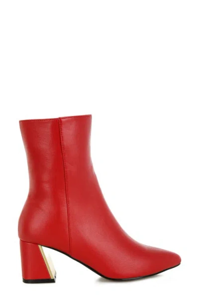 London Rag Desire Bootie In Red