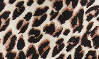 Rails Ebony Leopard Print Lace Satin Skirt In Brown