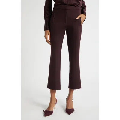 Veronica Beard Tonelli Wide-leg Trousers In Brown