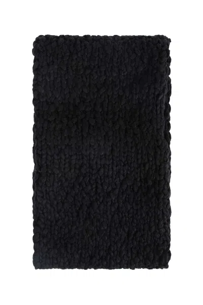 Yohji Yamamoto Hand-woven Knit Snood In Black