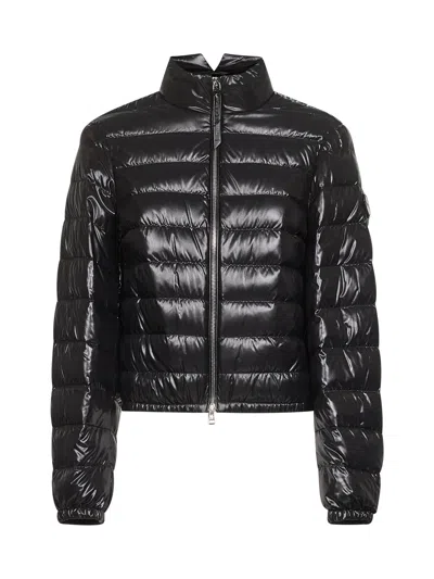 Moncler Genius Moncler X Edward Enninful Knut Short Glossy Down Jacket In Black