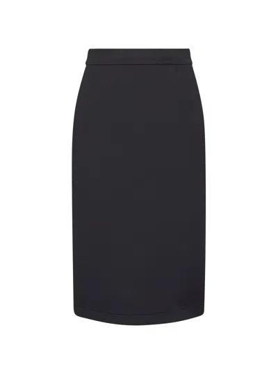 Moncler Genius Black Moncler X Ee72 By Edward Enninful Neoprene Skirt In Blue