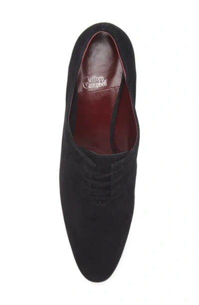 Jeffrey Campbell Pantomime Block Heel Pump In Black