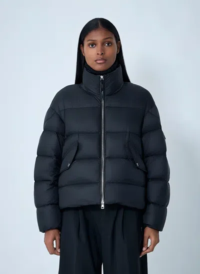 Moncler X Edward Enninful Blas Short Down Jacket In Black