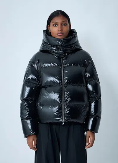 Moncler X Edward Enninful Lothar Short Down Jacket In Black